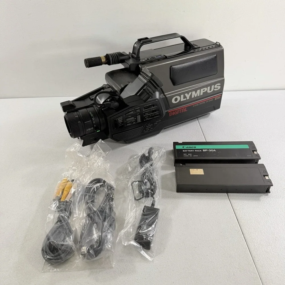 Olympus VX-S405-U Digital S-VHS Movie Camcorder W/ Accessories AS IS FOR PARTS